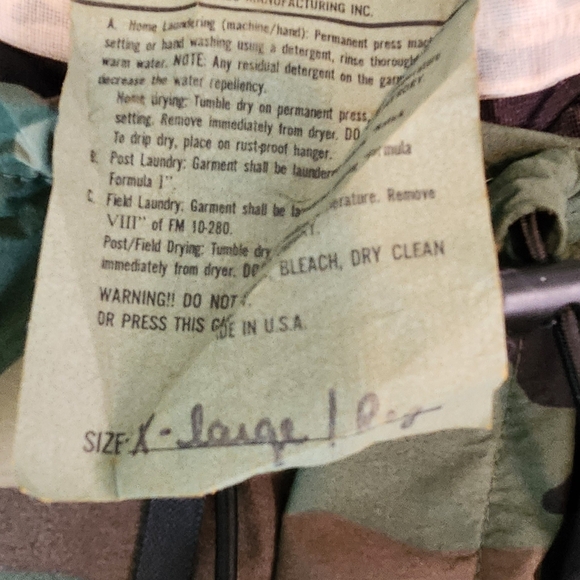 Men's USArmy Chemical Protective Cargo Pants in Size XL - Picture 6 of 8